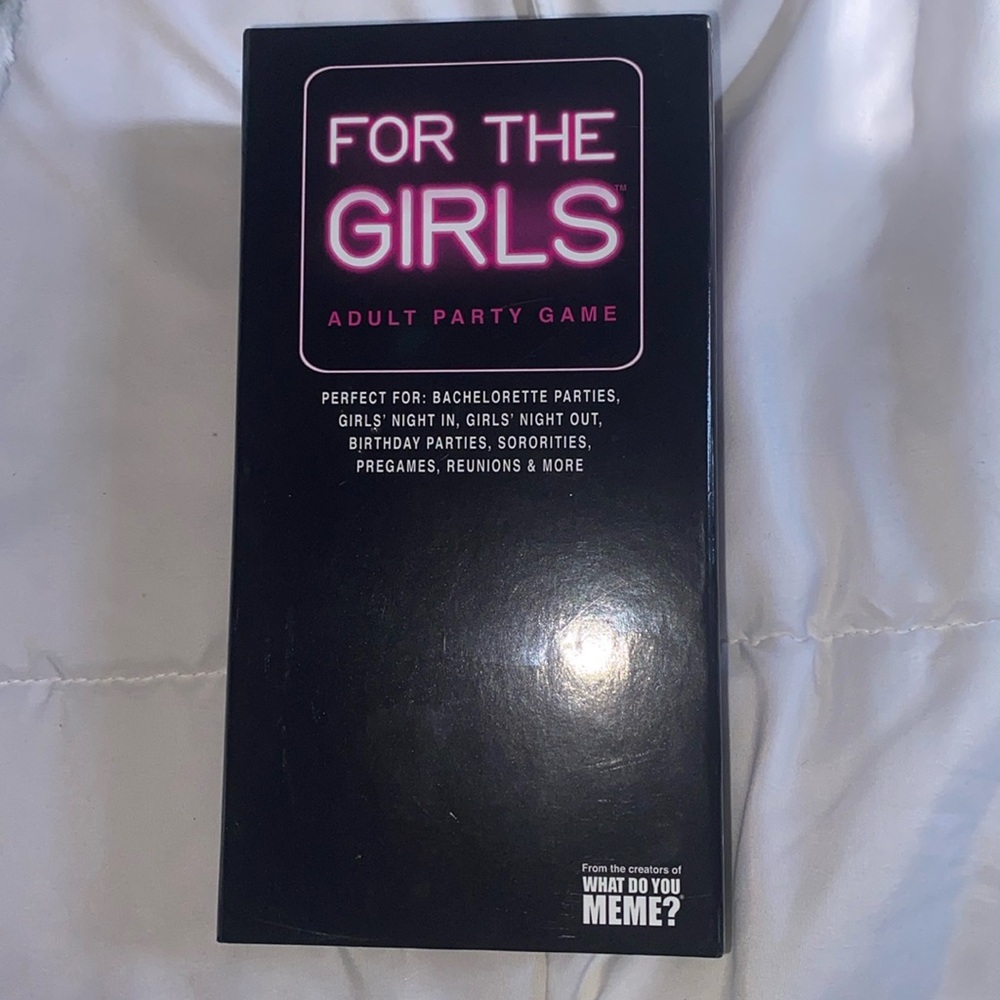 For the girls game